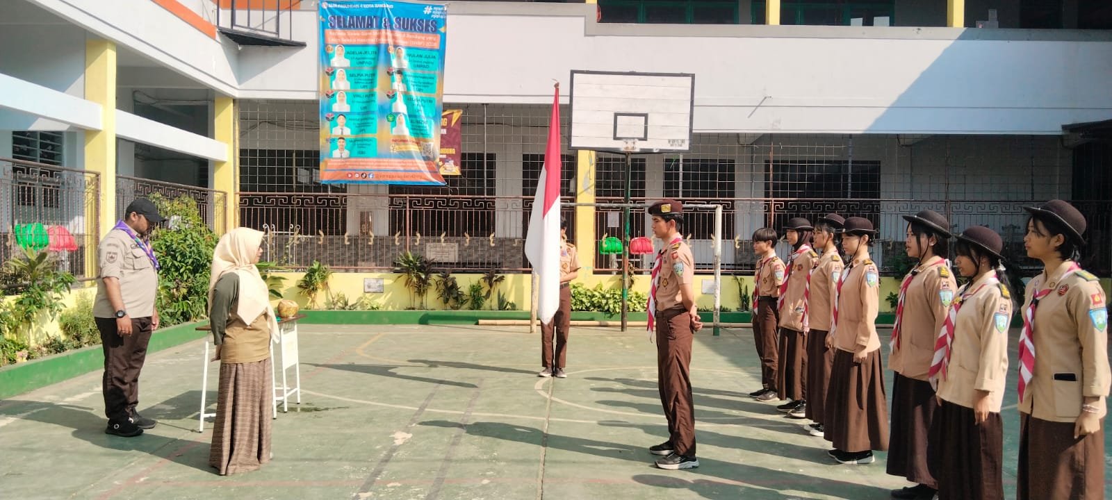 Upacara Pelantikan Bantara SMA Pasundan 4 Bandung